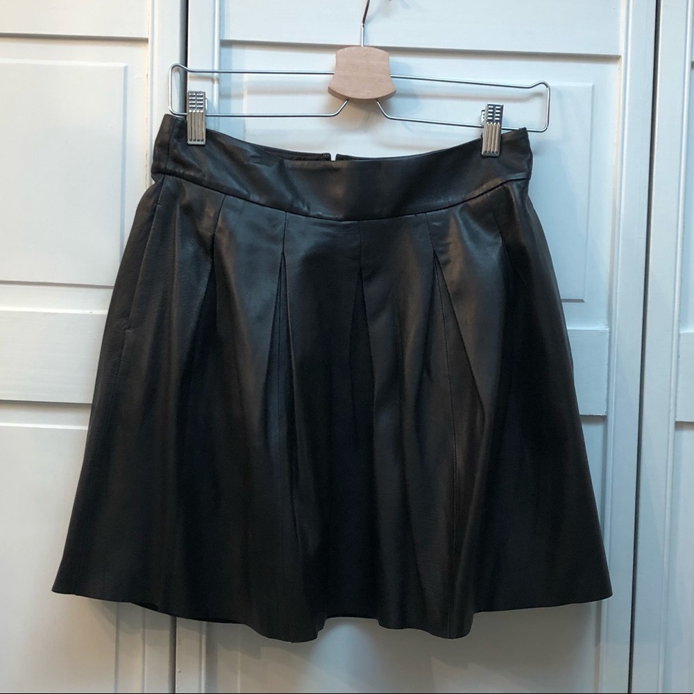 Leather skirt